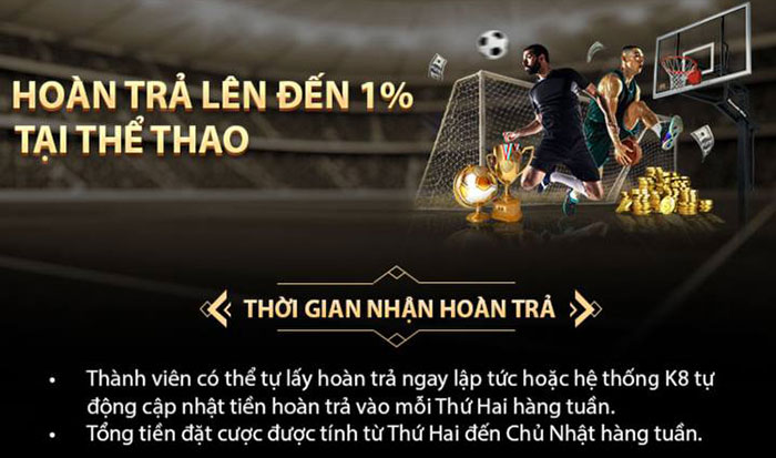 Cá cược thể thao K8