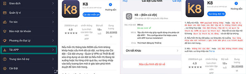 Ứng dụng ki8 mobile